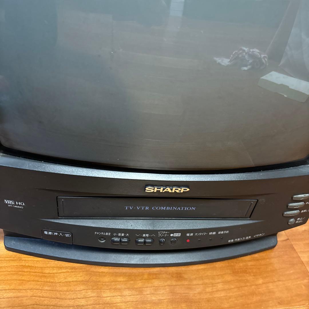 壊れているジャンク SHARP VT-14M40 テレビ・VTRコンビネーション