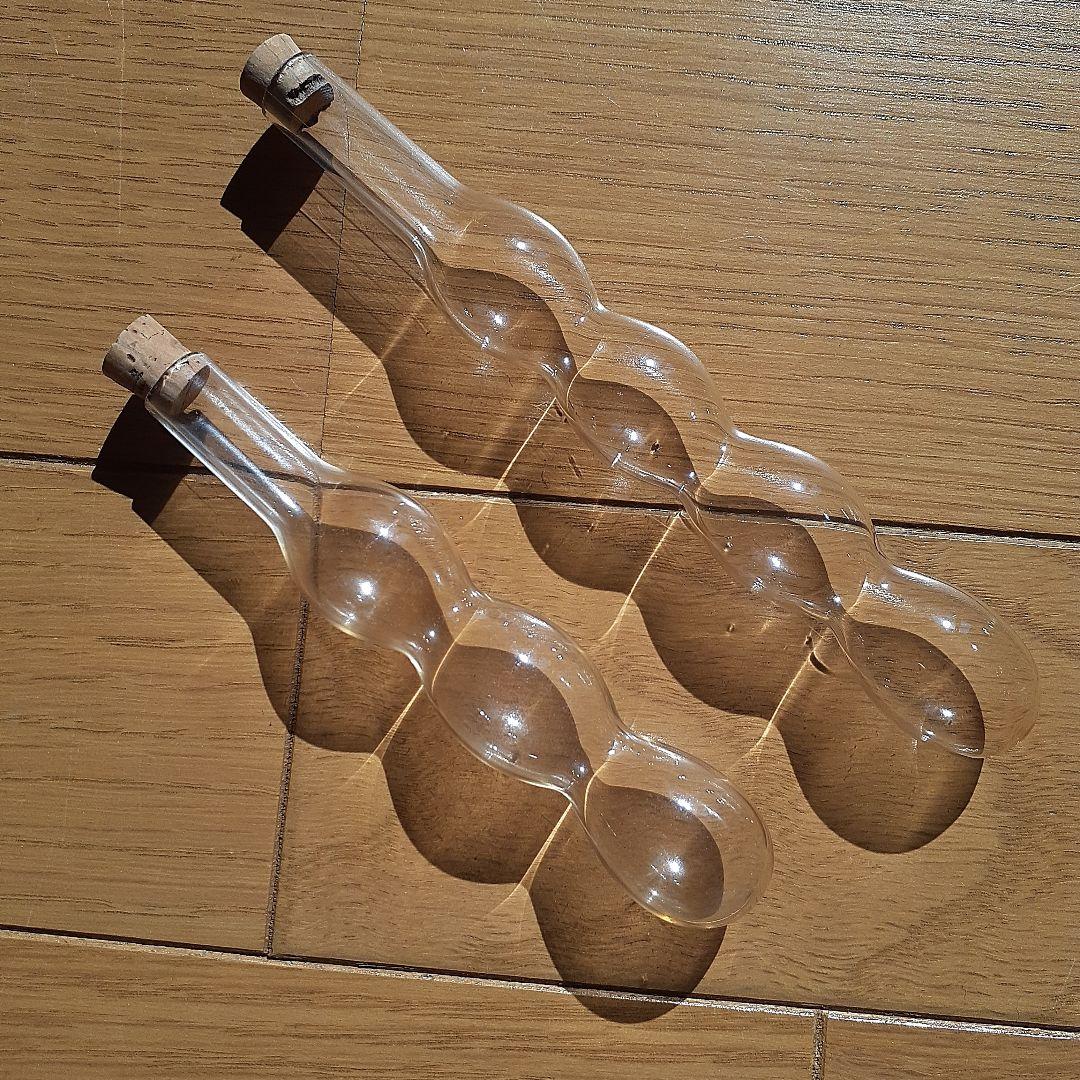 風船型ガラスE 昭和レトロ アンティーク硝子 古い和ガラス とろとろ