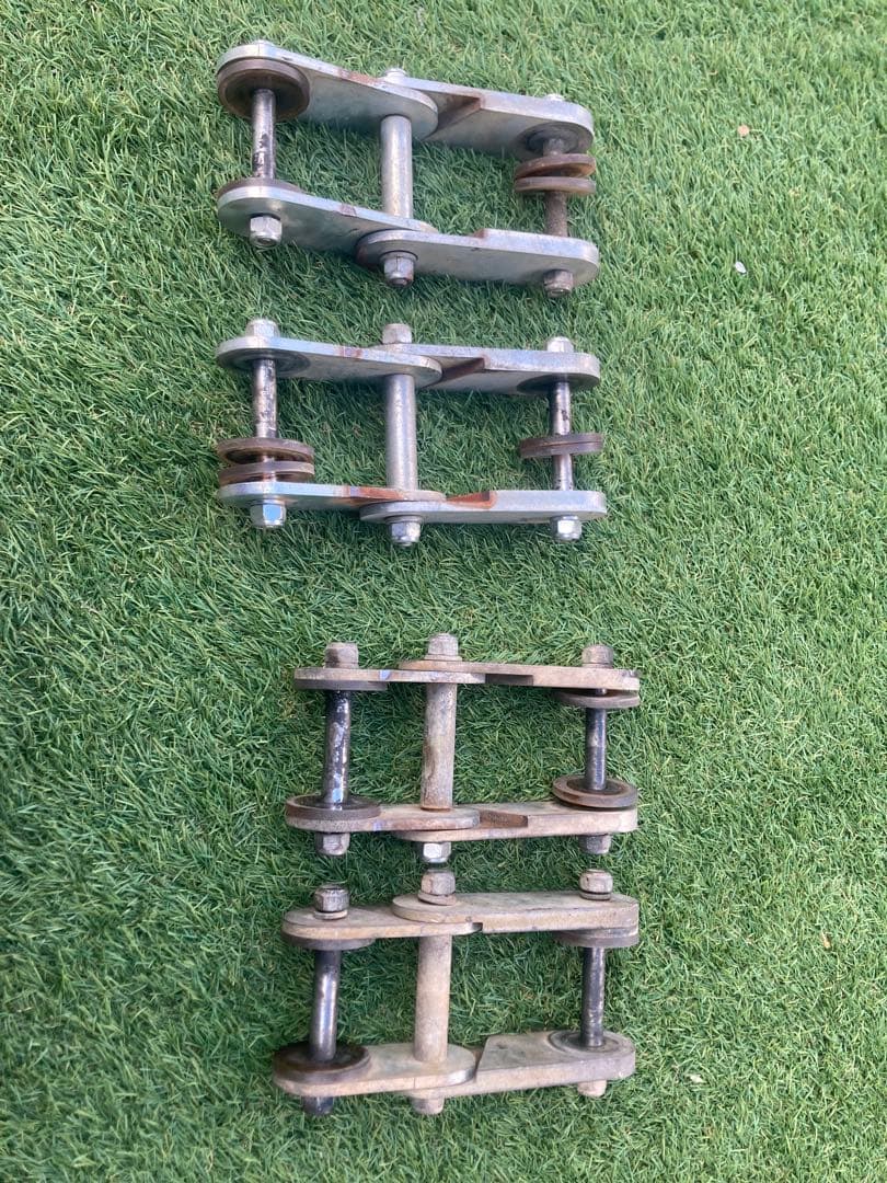 モーターファーム製エルボーシャックルウレタン付き幅広ジムニーJA11 SJ30 ACR SF段付ウレタンブッシュ / ワイドシャックル用 ジムニーSJ30〜JA11