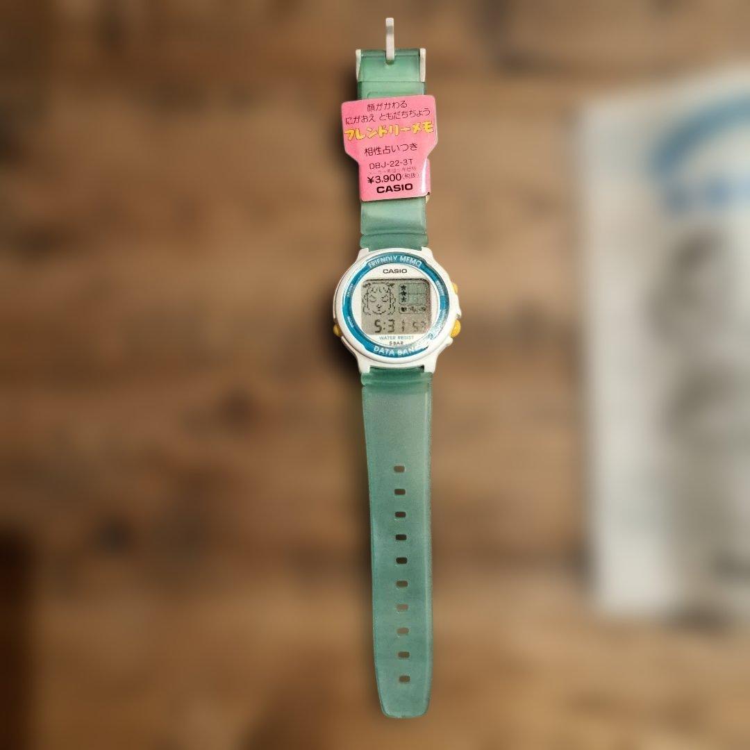 激レア CASIO DBJ-22-3Tデータバンクフレンドリーメモ ヴィンテージ