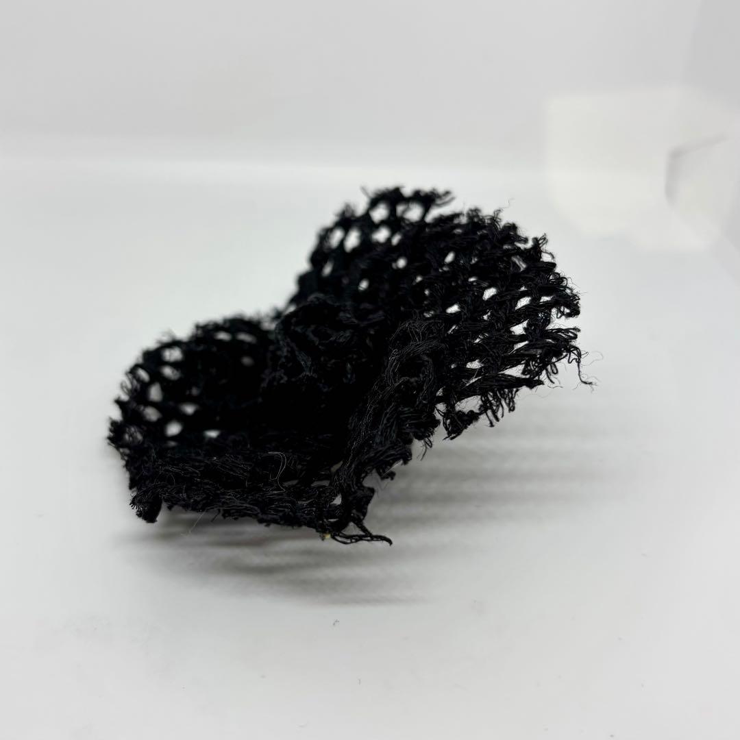 シャネル】カメリア コサージュ ブローチ メッシュ 黒 入学式 お祝い