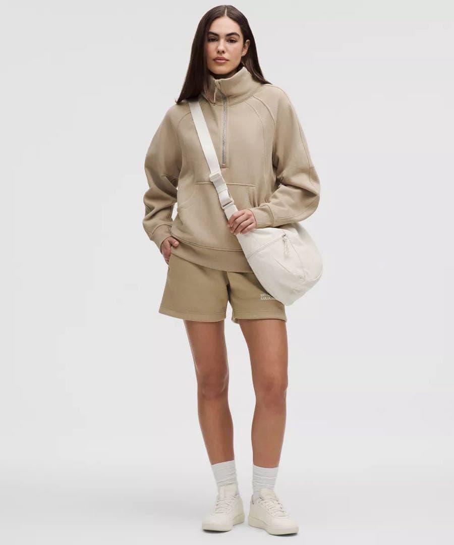 lululemonルルレモン Scubaオーバサイズ ハーフジップ ロング - メルカリ