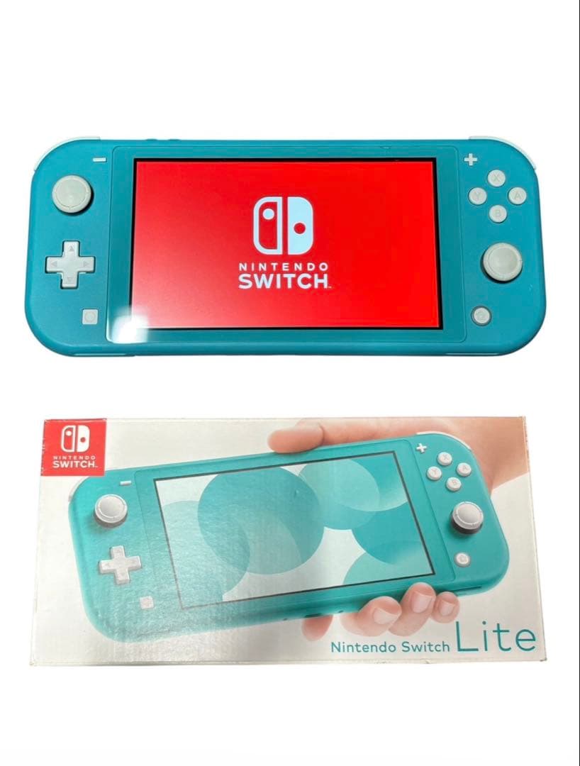 Nintendo Switch Lite ターコイズ 本体 充電器付き 箱付き