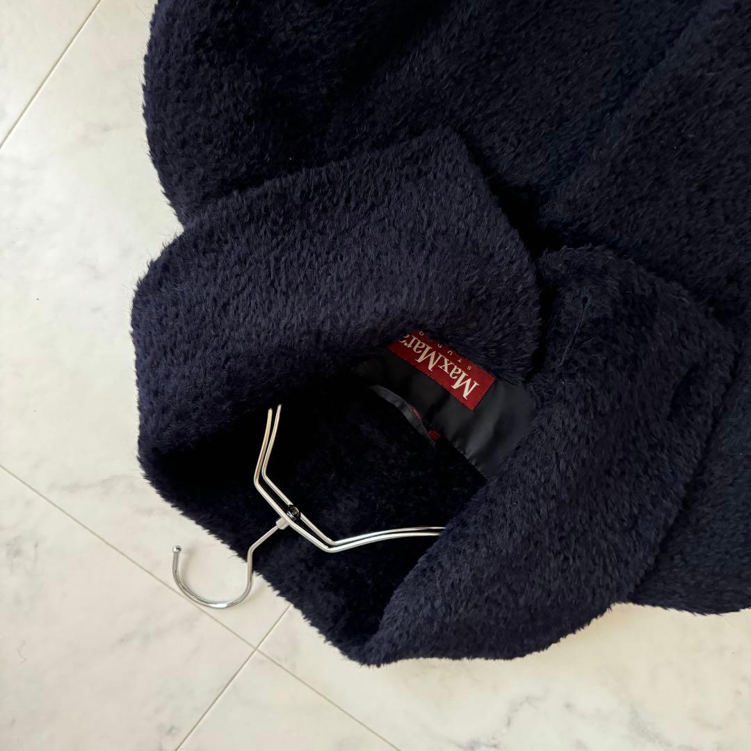 美品 高品質 マックスマーラ ストゥディオ アルパカジャギーコート