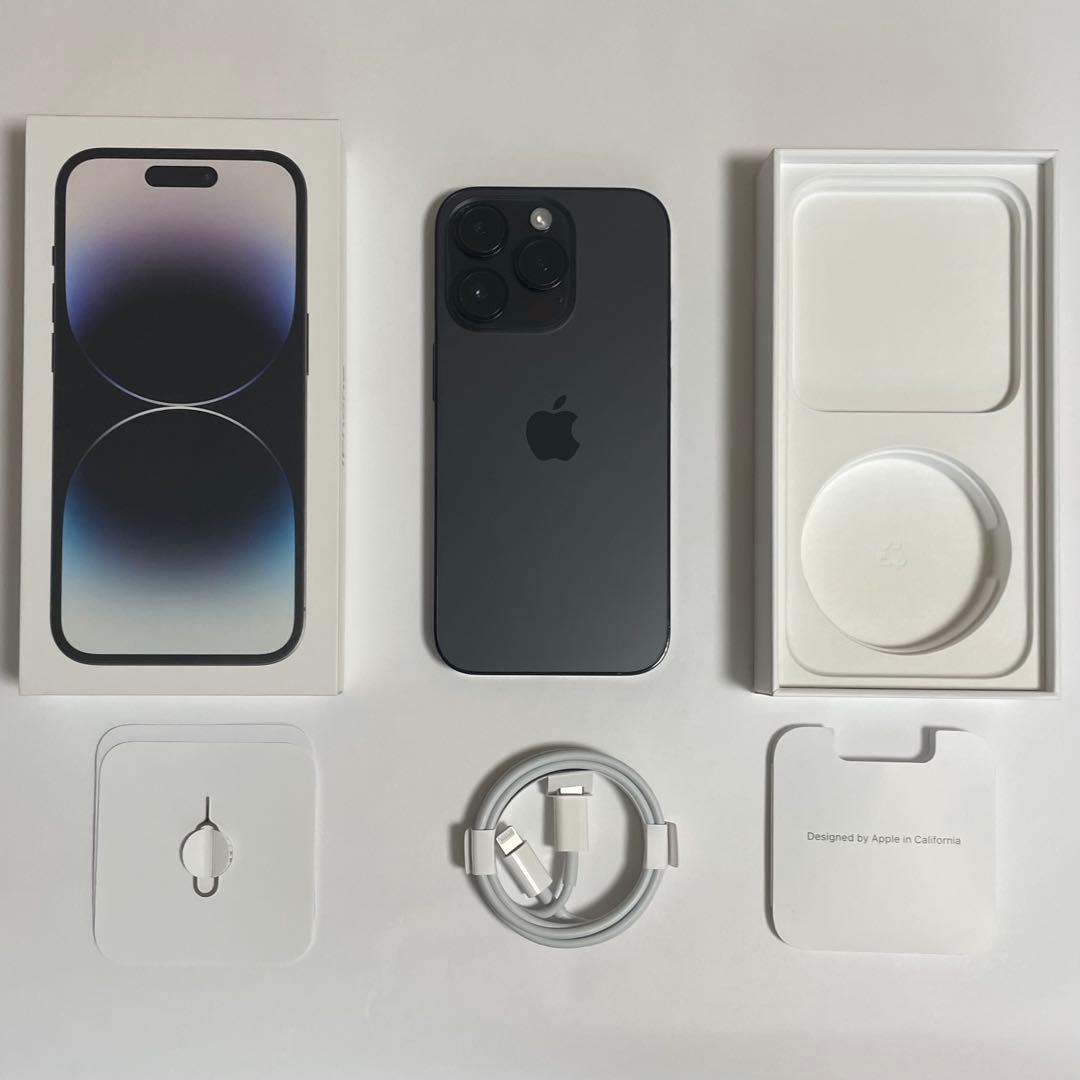 極美品】iPhone14 Pro スペースブラック 128GB 【付属品完備】 - メルカリ
