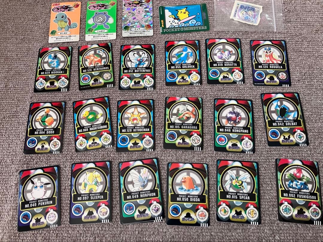 や*)様 ポケモン シール各種＋ゲームボーイカセットシール（貼付け前
