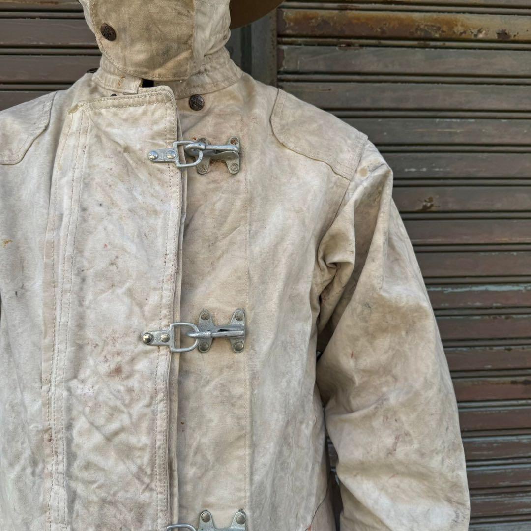超希少 40s usnavy ファイヤーマンコート Body Guard ボディ - メルカリ