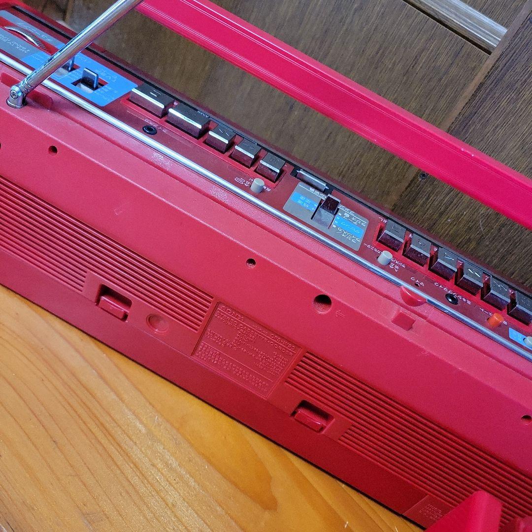 2台セット】SONY ダブルカセットラジカセ レッドSFS-W90 - メルカリ