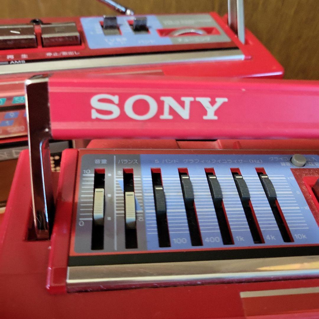 2台セット】SONY ダブルカセットラジカセ レッドSFS-W90 - メルカリ