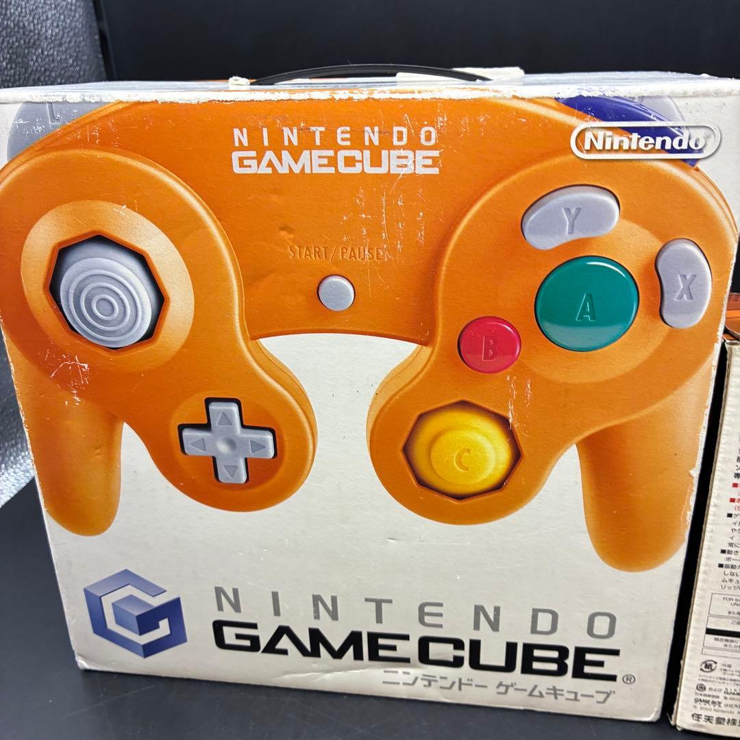 動作OK】任天堂 ゲームキューブ オレンジ本体&ゲームボーイプレーヤー