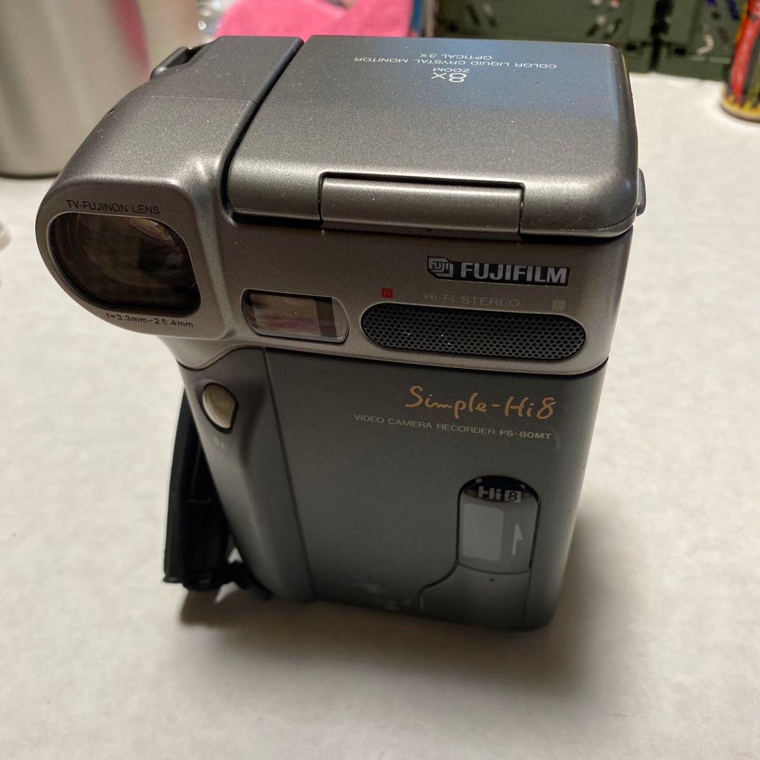 FUJIFILM SimpleHi8 ビデオカメラ　FS-80MT ⑦ FujiFilm FS-80MT NTSC Japanese Simple-Hi8 Video8 Handycam Camcorder Ca