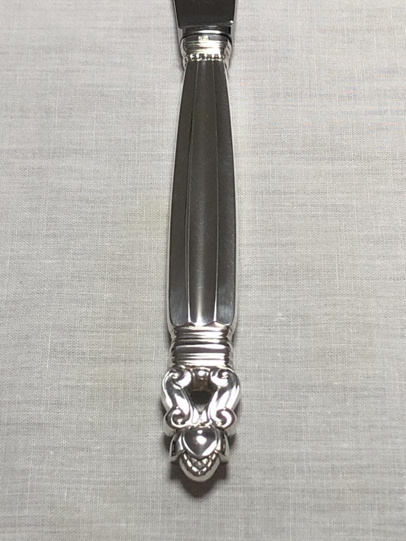 美品 ジョージジェンセン ACORN ディナーナイフ STERLING ① - メルカリ