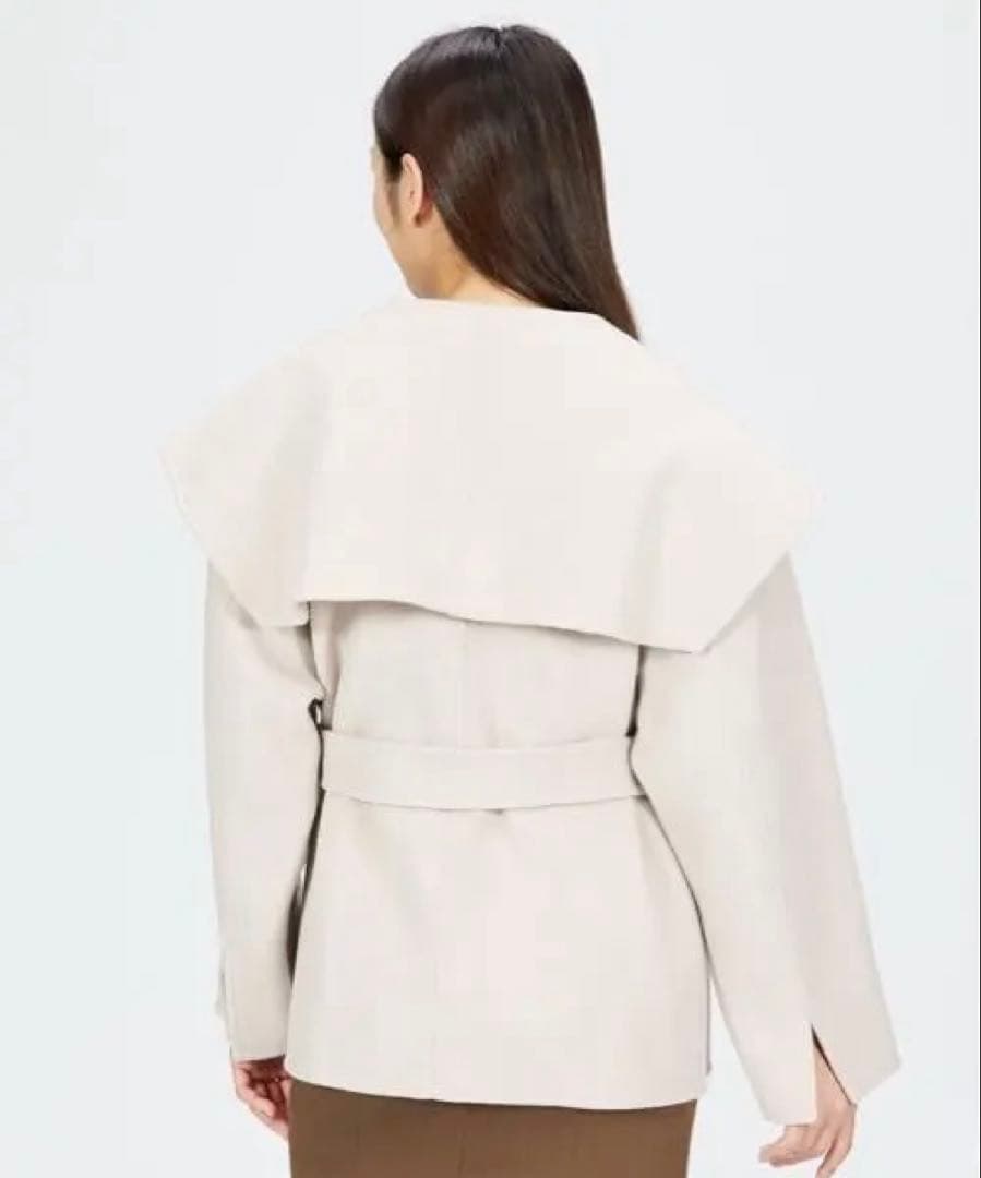 《即日発送》FRAY ID ショールカラーショートリバーコート