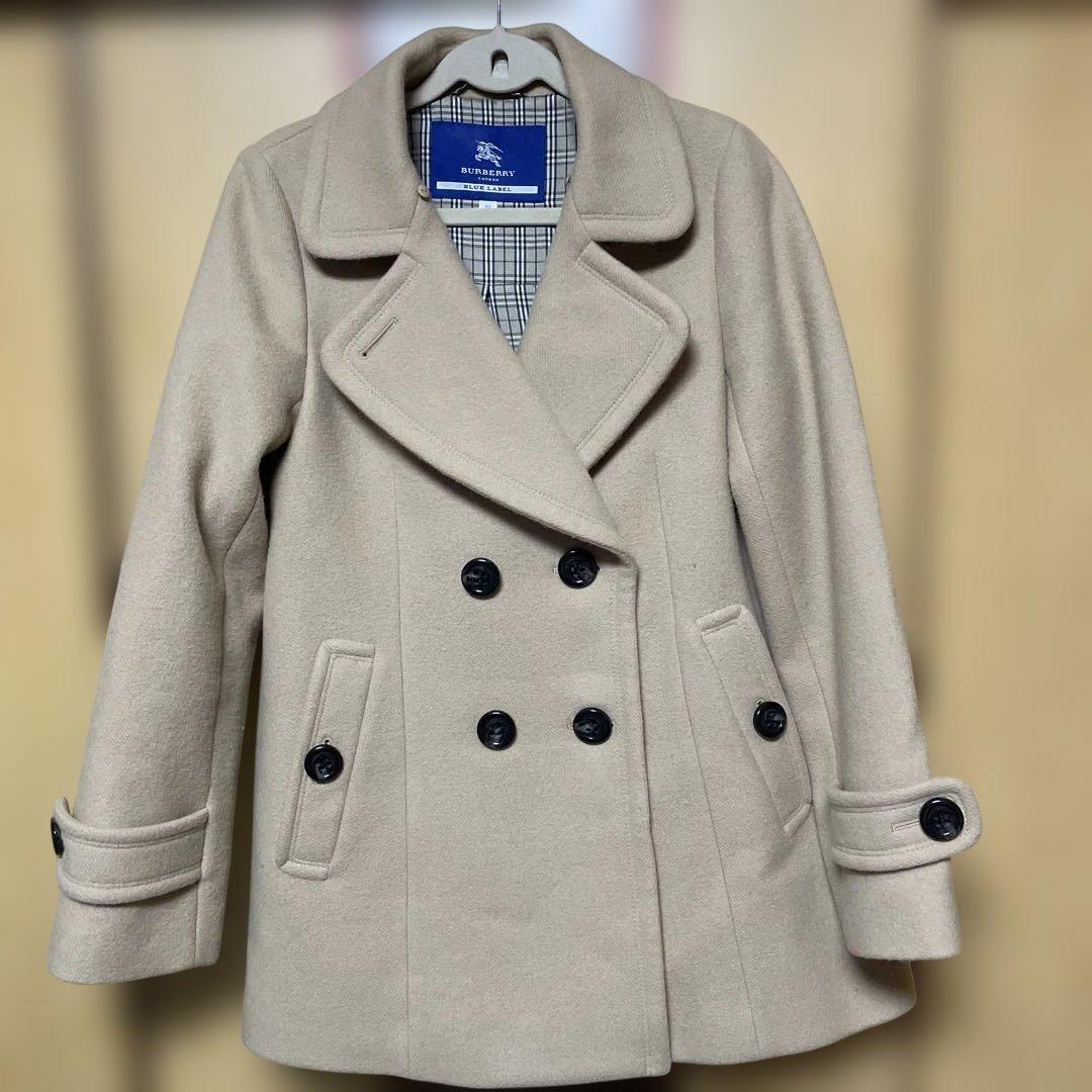 【美品】 バーバリーブルーレーベル アンゴラ Pコート ノバチェック ダブル 楽天市場】pコート burberry blue label(バーバリーブルーレーベル)の通販