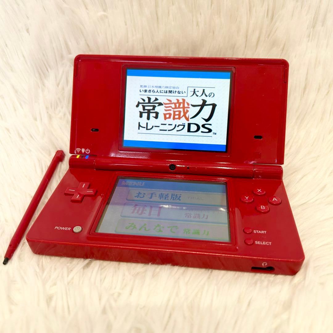 美品✨動作良好✨Nintendo DSi レッド 保護ケース タッチペン付属