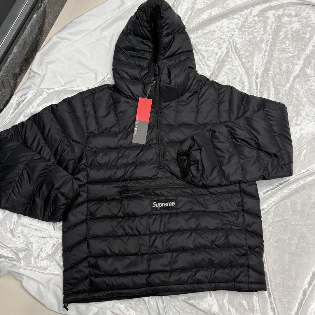 極美品 Supreme ブラック ダウンジャケット Sサイズ - メルカリ