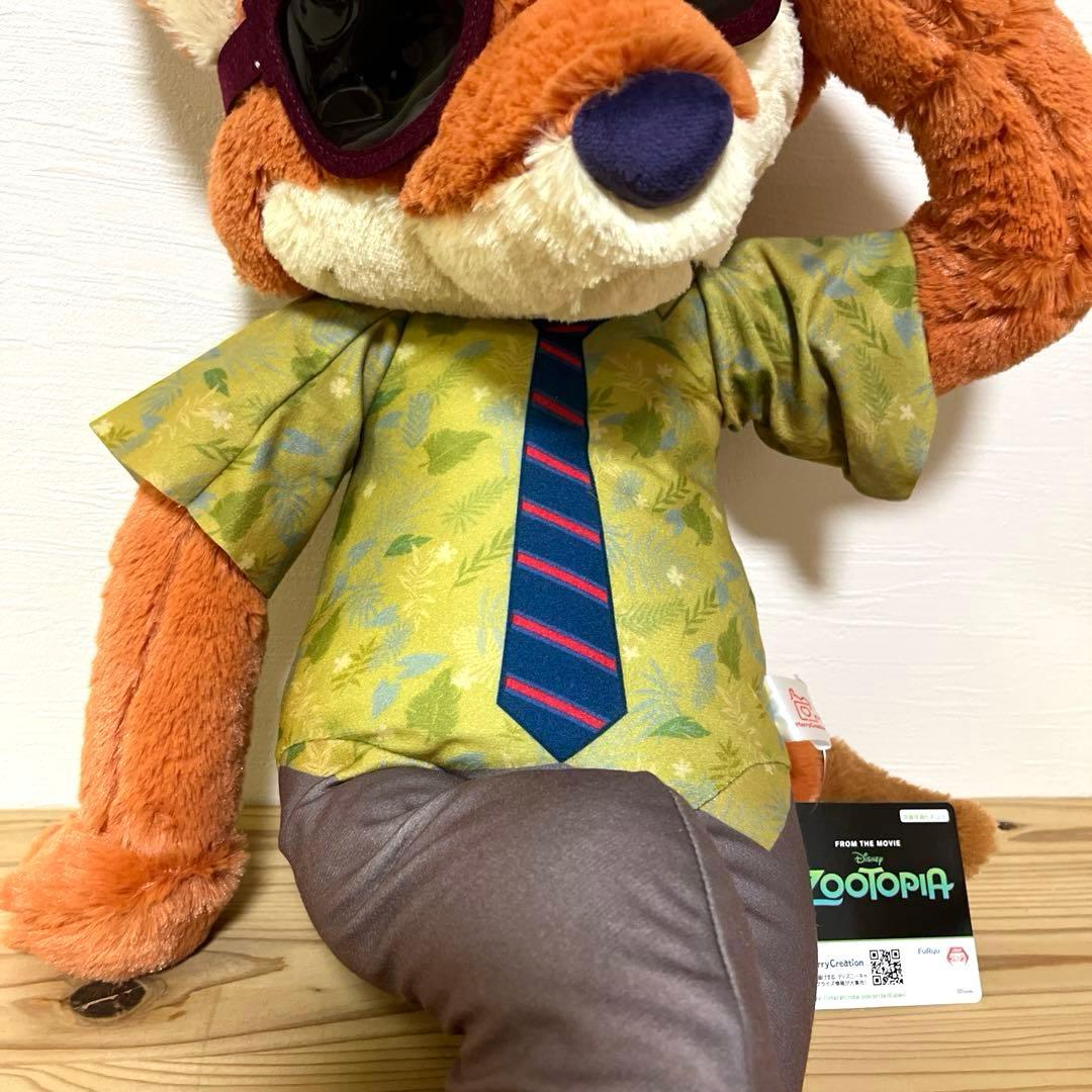 ズートピア ニック 超超BIG ぬいぐるみ サングラス ディズニー 新品
