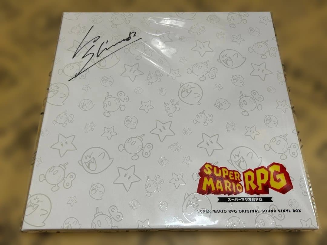 サイン入　スーパーマリオRPG Original Sound Vinyl Box Super Mario Rpg Original Sound Box - Super Mario RPG Original