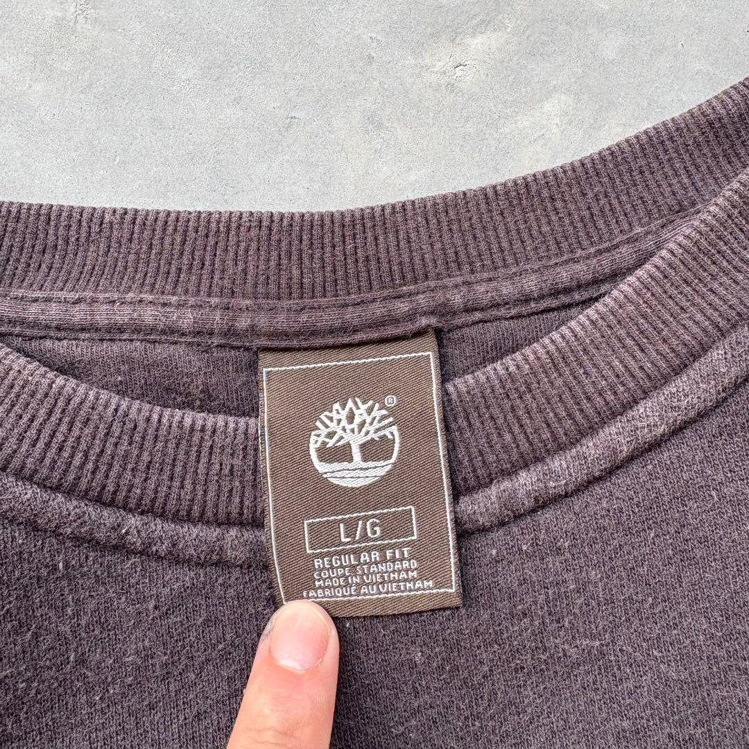 90s Timberland スウェット ロゴ フェード 短丈 box 短丈 - メルカリ