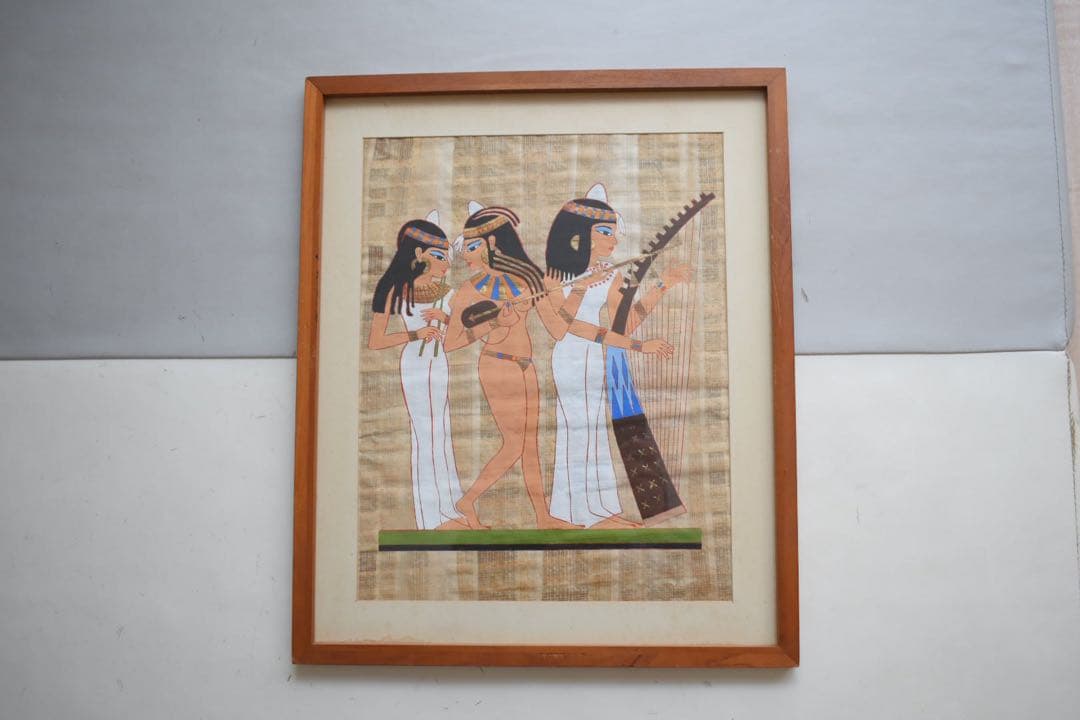 当日発送 エジプト パピルス画 古代風アート作品 - メルカリ