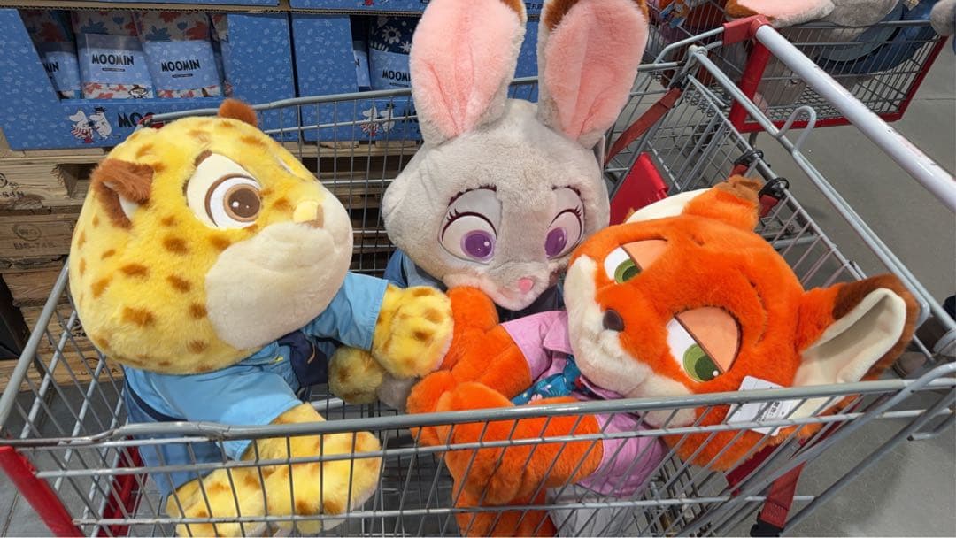 ズートピア2 クロウハウザーぬいぐるみコストコ ブランケット入り