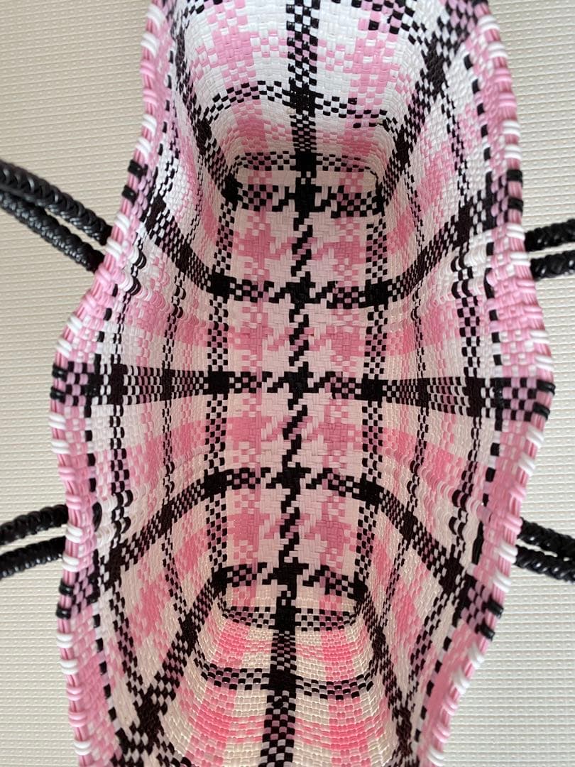 新品未使用 ファミリア メルカドバッグ ホワイト ピンク - メルカリ