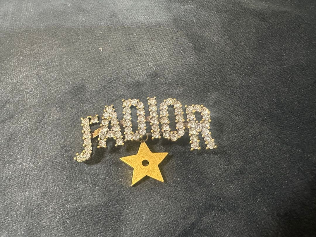 NR/7.30/10 DIOR ブローチ　スター　ラインストーン