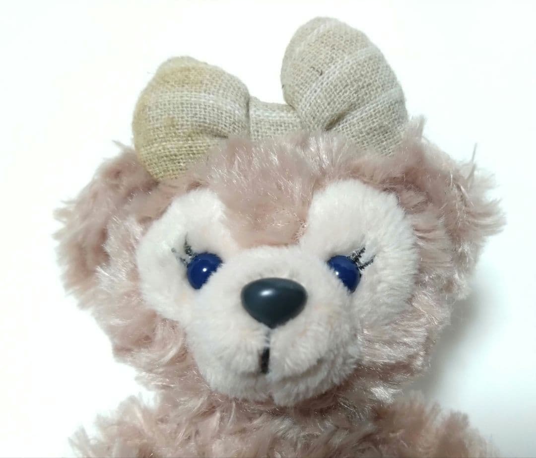 ダッフィー&シェリーメイ ぬいぐるみバッジ キーホルダー バレンタイン