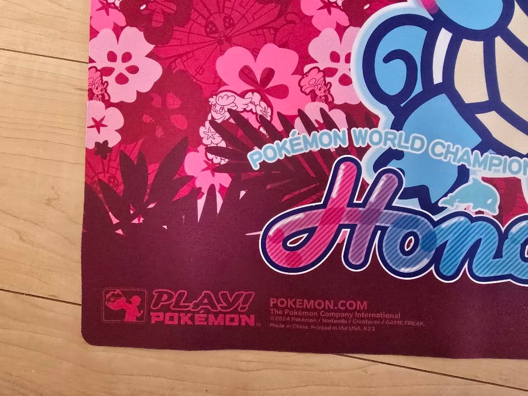 スタッフ限定】WCS2024 ポケモン ホノルル プレイマット ダメカン
