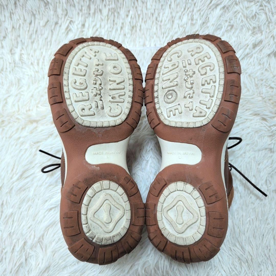 【極美品】リゲッタ カヌー アボット レースアップ サイドジップ 25.0cm