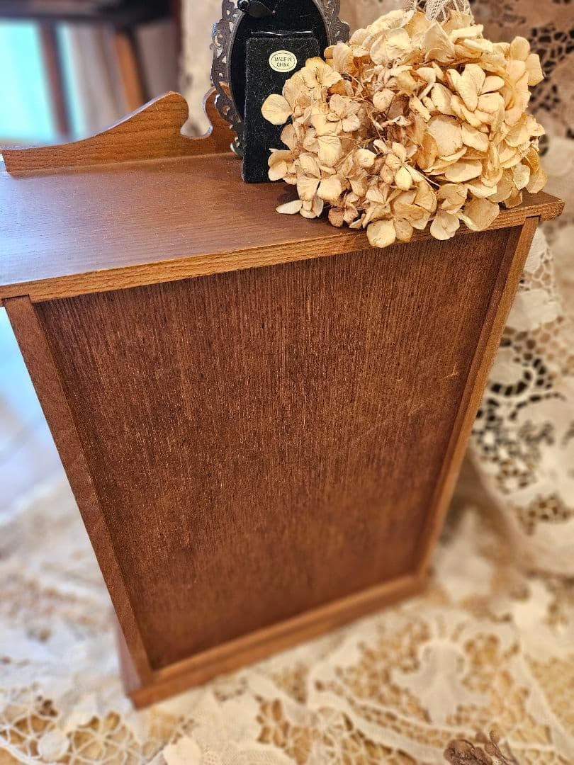 フランスアンティーク風 小物入れ キャビネット ブロカント