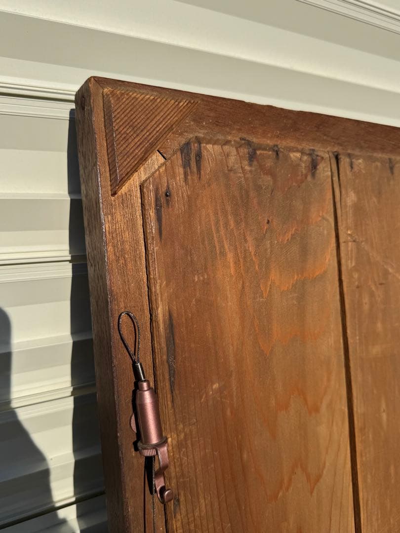 状態良好】アサヒビール リボンシトロン アンティーク鏡 木枠ミラー