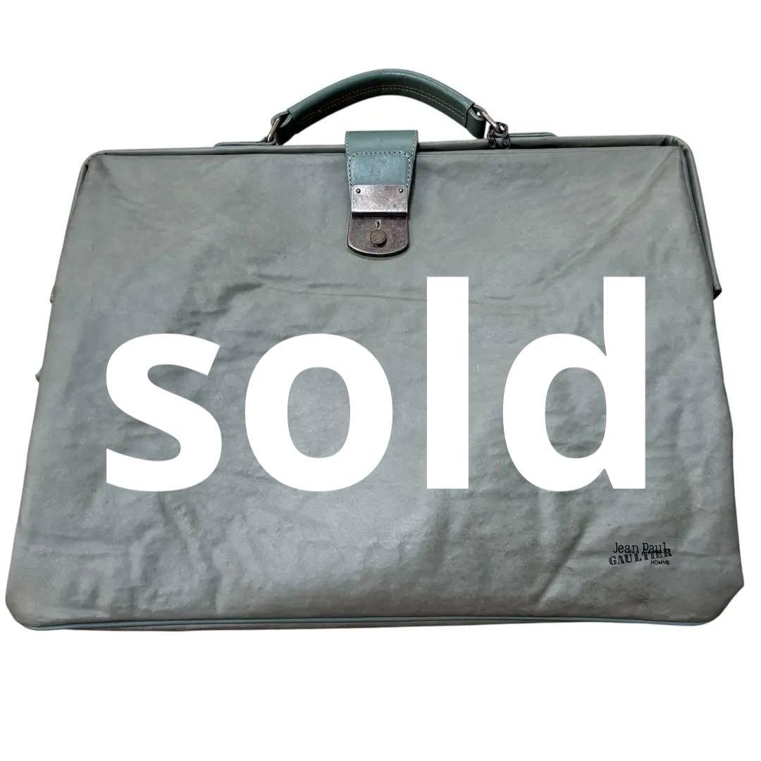 Jean Paul Gaultier ドクターバッグ ビジネスバッグ Jean Paul Gaultier（ジャンポール・ゴルチエ） がま口コーティング