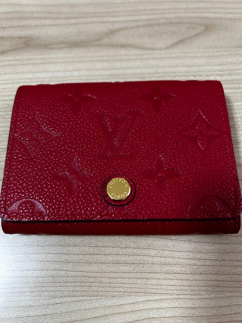 極美品　ほぼ未使用⭐︎ルイヴィトン　名刺入れ　レッド 楽天市場】ルイヴィトン 名刺入れ 赤の通販