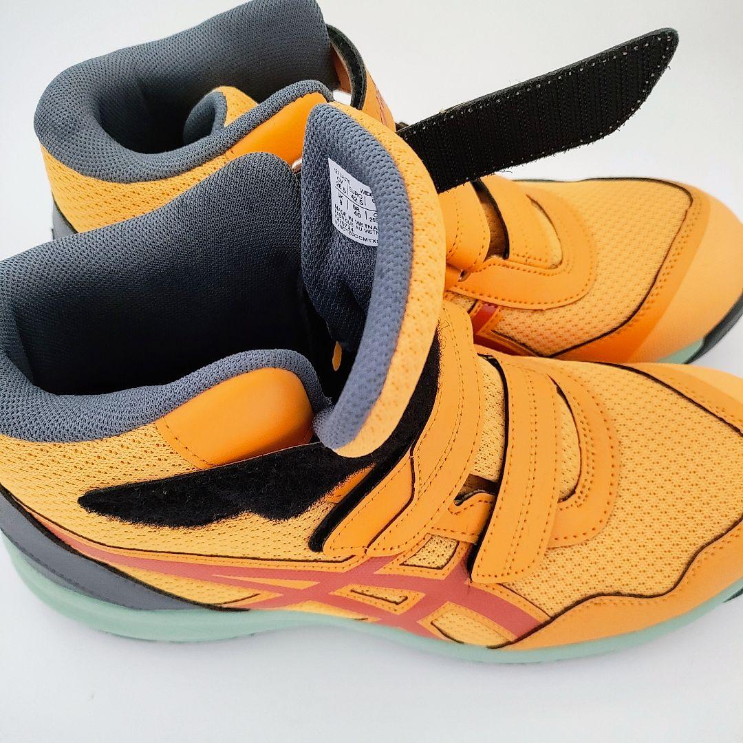 asics ウィンジョブCP216 安全靴 オレンジ色 JSAA認証