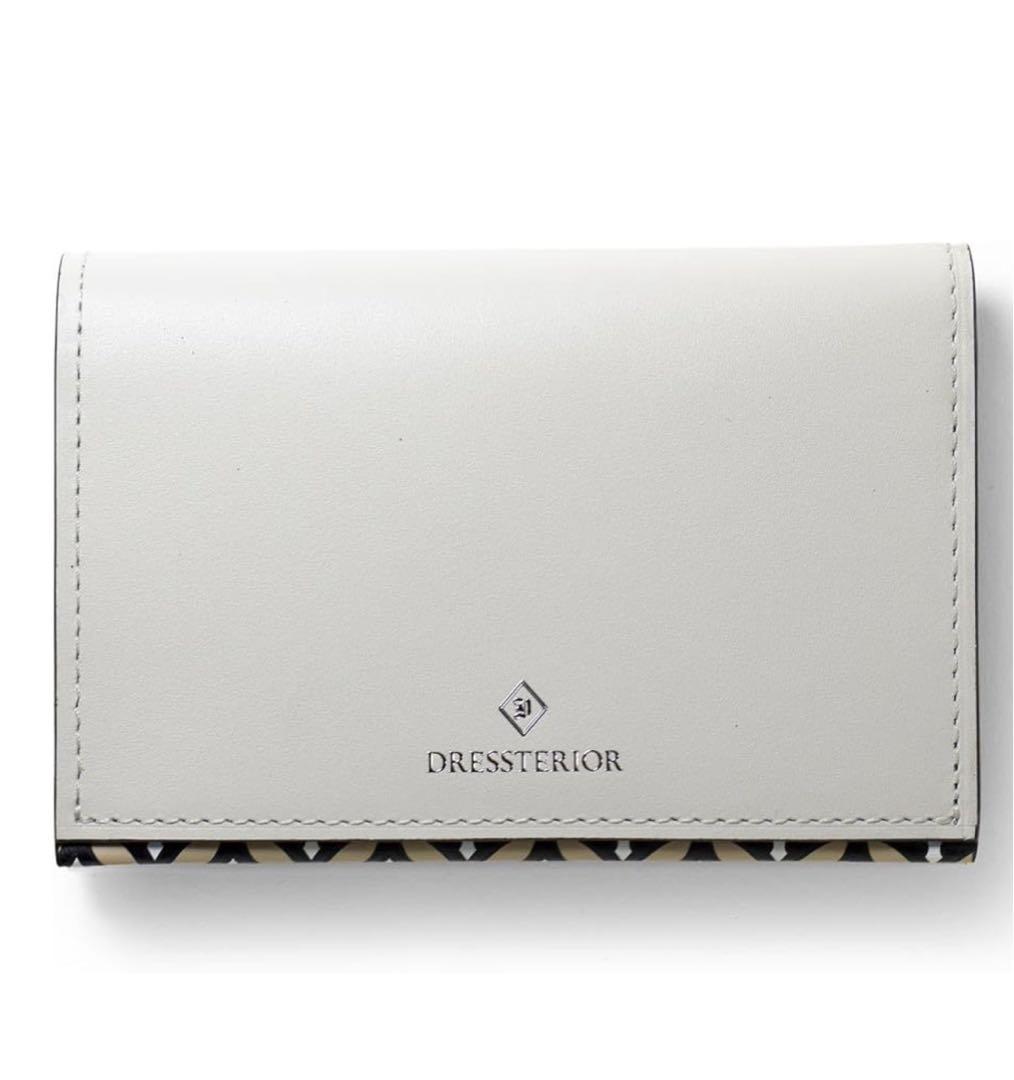 箱有り◎ ドレステリア 名刺入れ 大人 シンプル チェスキー小物 ホワイト DRESSTERIOR（ドレステリア） 最大53%☆3/1迄 名刺入れ カードケース