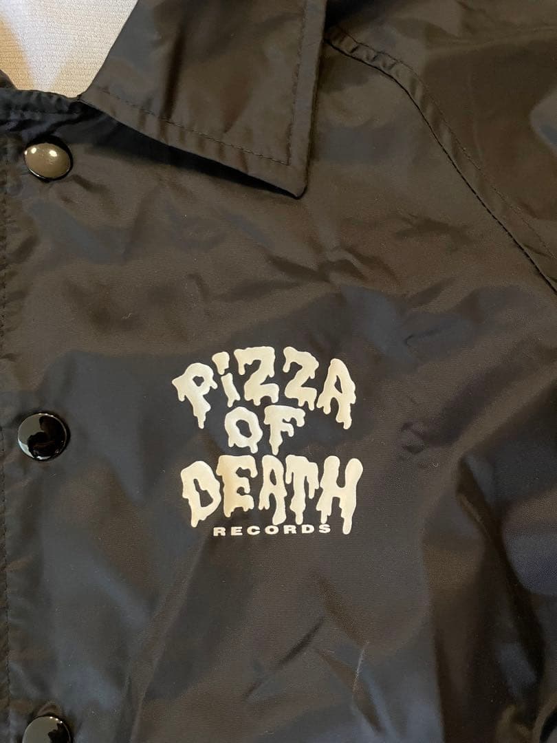 美品】PIZZA OF DEATH コーチジャケット 黒 XSサイズ - メルカリ