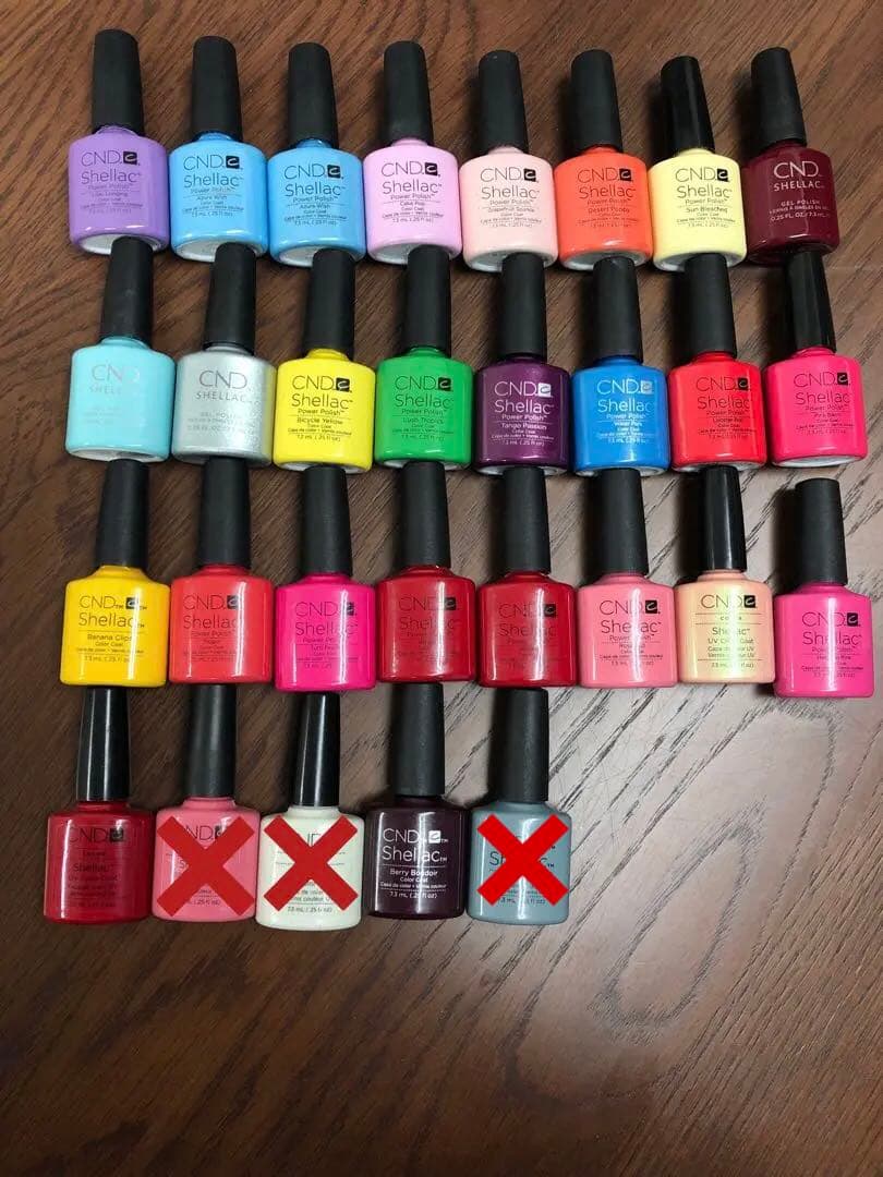 CND shellac シェラック ネイル セット 26本まとめ売り オ
