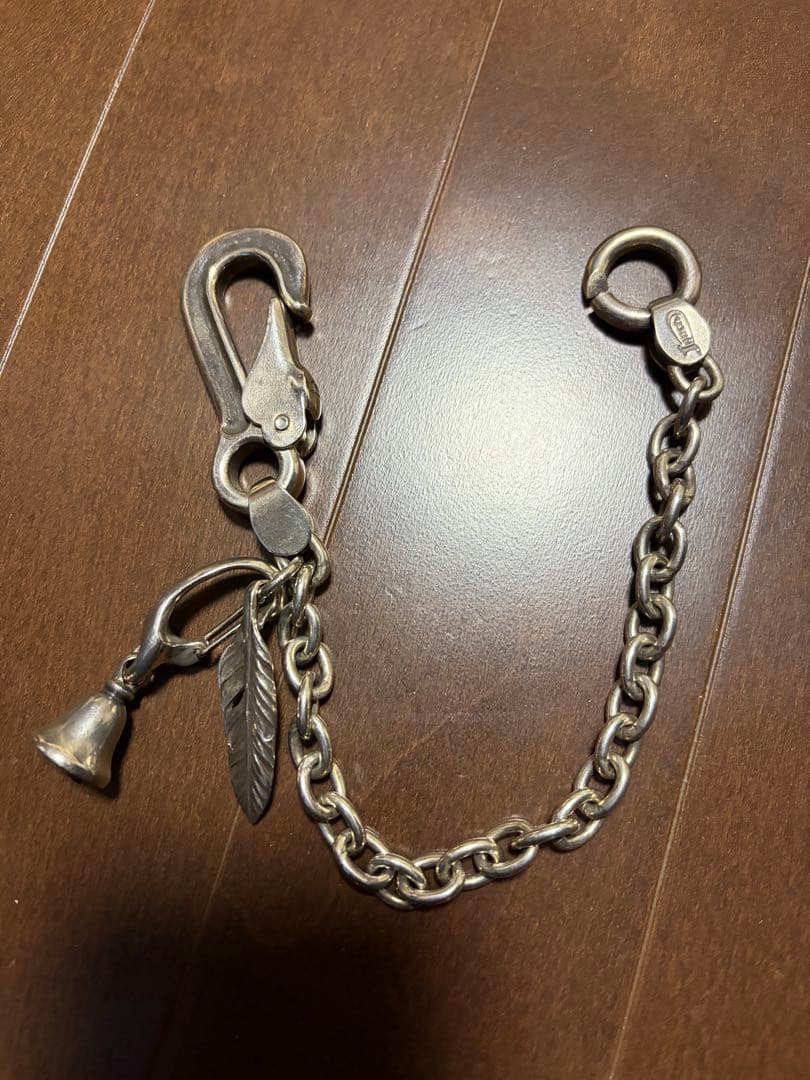リンチシルバースミス　ウォレットチェーン LYNCH SILVERSMITH GRAB HOOK CASTING WALLET CHAI