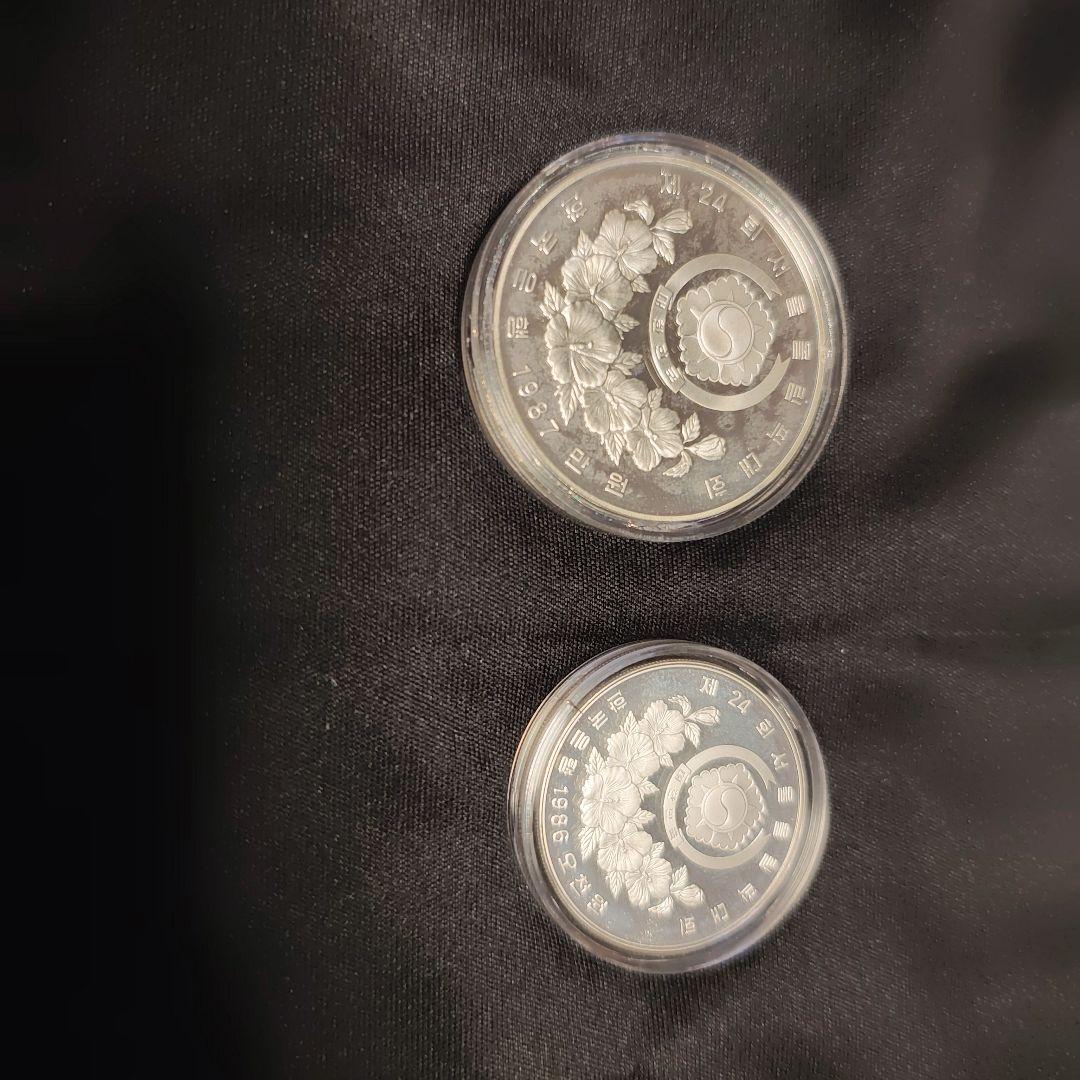 1988年ソウルオリンピック記念コイン 銀貨 10000ウォン 5000ウォン