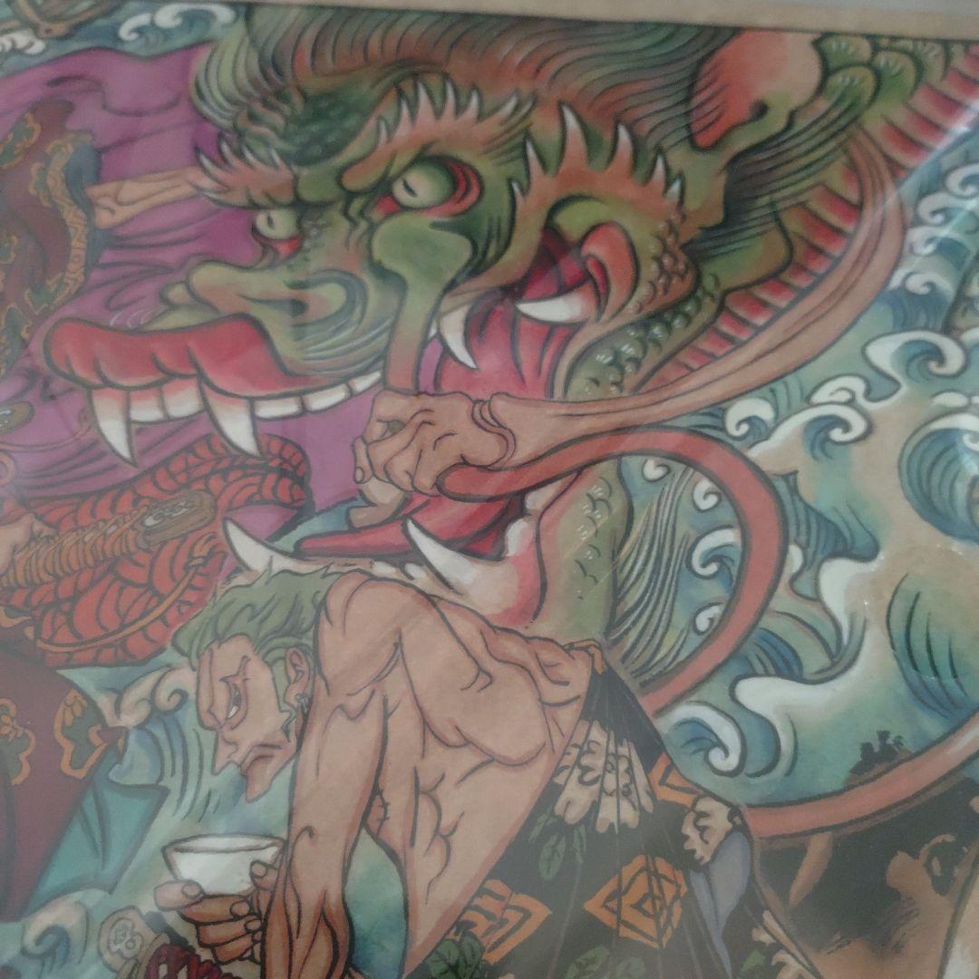 ONE PIECE複製原画ルフィ&ゾロ&ナミ&竜虎 - メルカリ