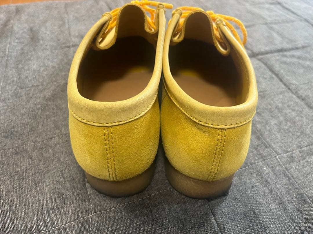 Clarks ORIGINALS ワラビー イエロー スエード 26.5cm