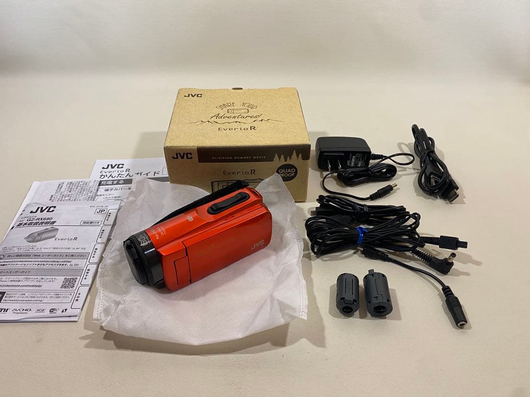 JVC GZ-RX680-D 美品 ジェイブイシーケンウッド(JVC KENWOOD)|ムービーカメラ|【ハードオフ