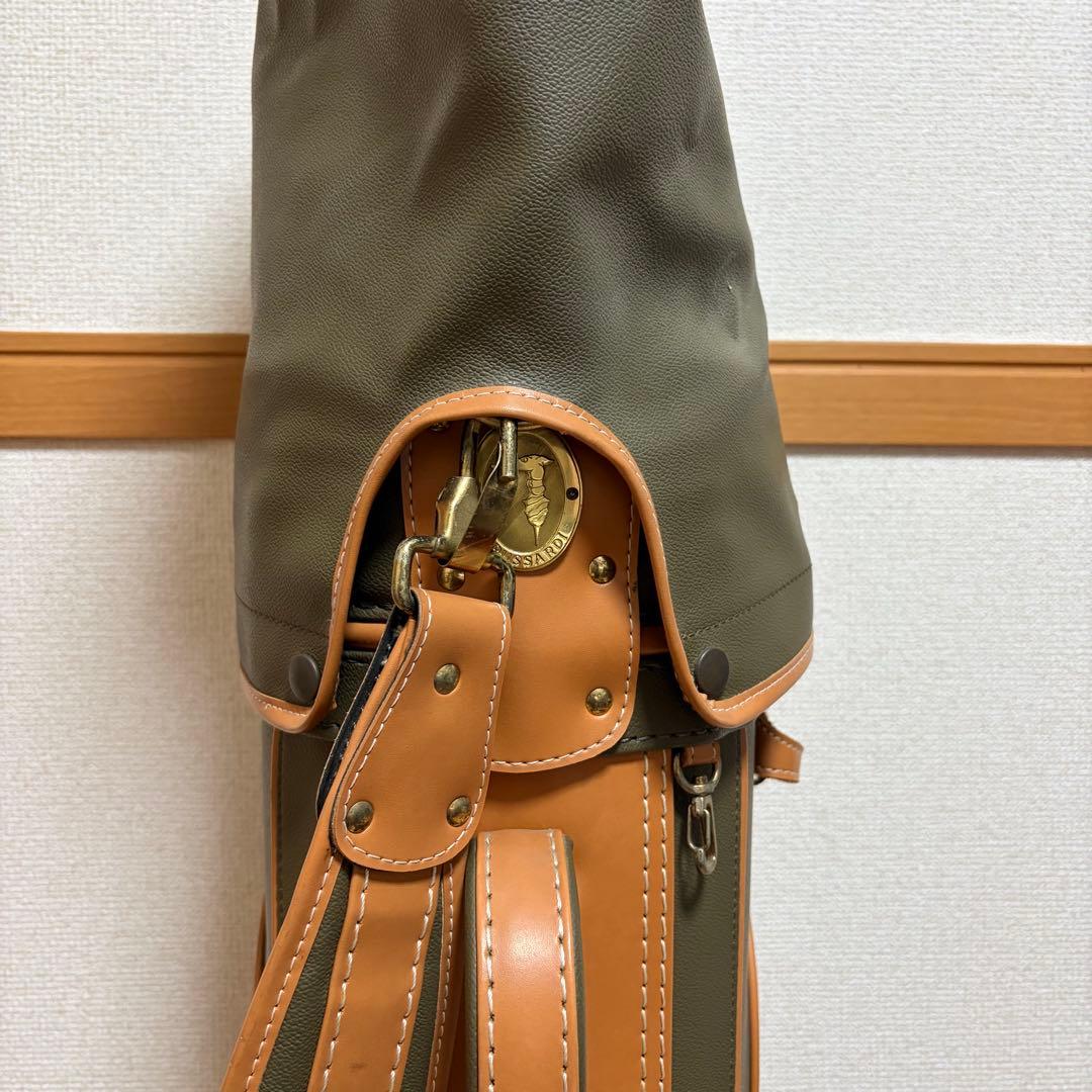 昭和レトロ 希少 ヴィンテージ TRUSSARDI トラサルディ キャディバッグ