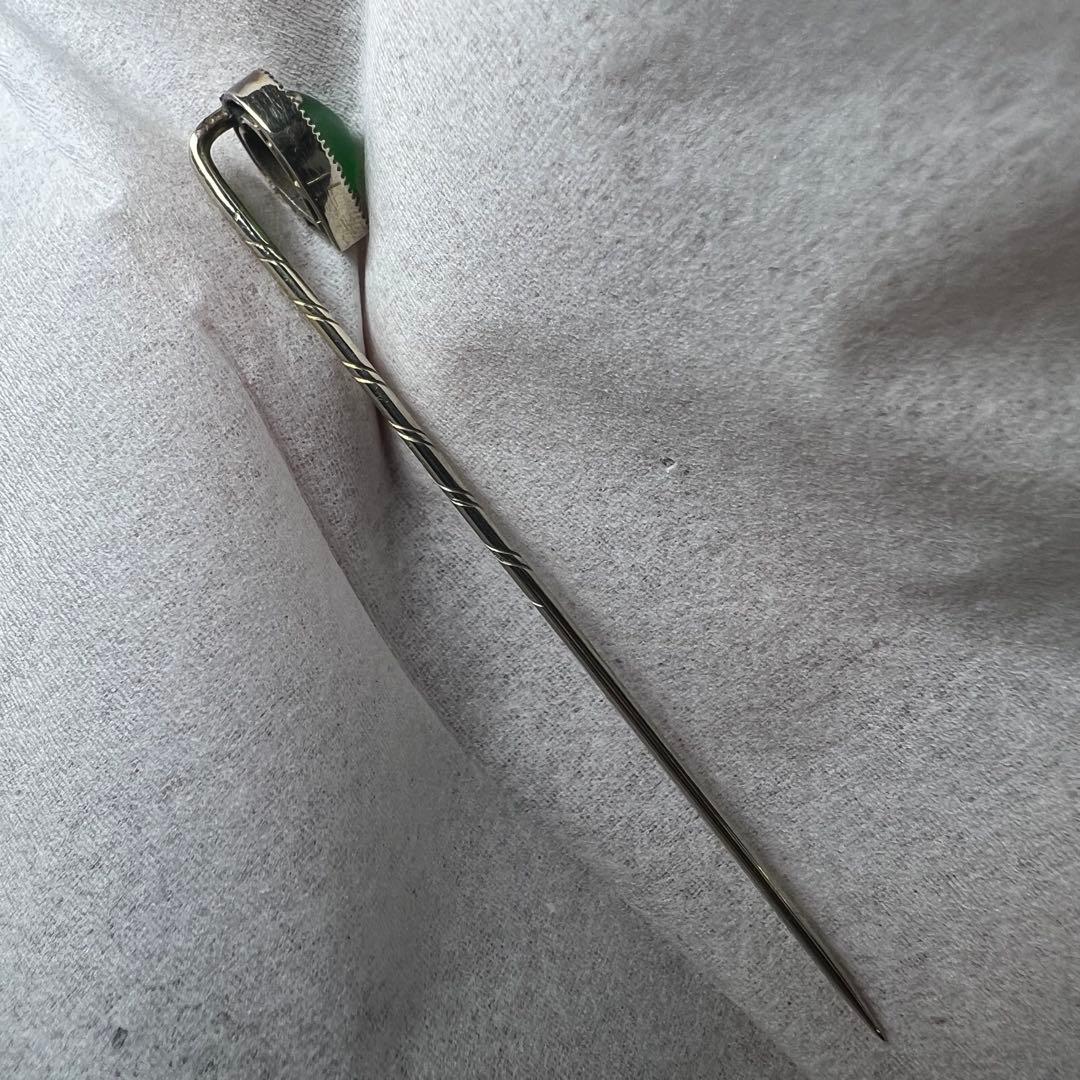 WG刻印　ホワイトゴールドピン　1.4g 5.8cm 東K8-0131☆1F