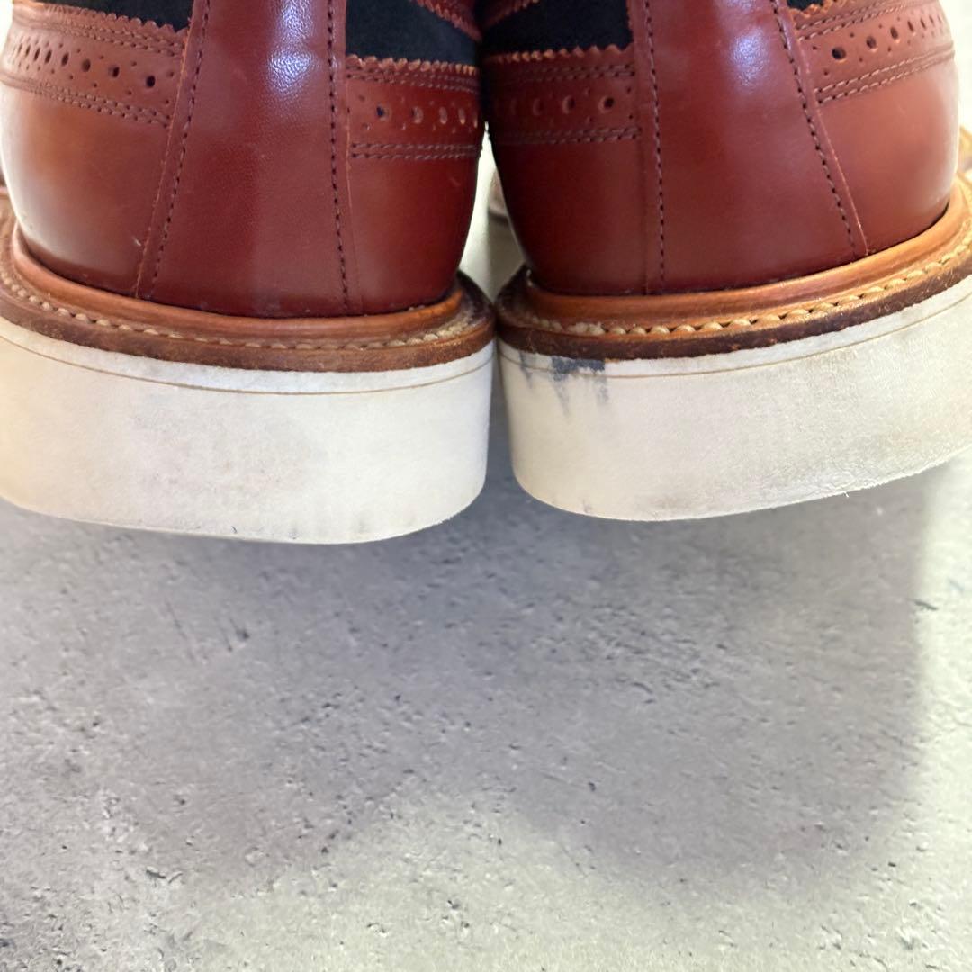 サンダース SANDERS (UK7.5) DUFFER別注 レザースニーカー - メルカリ