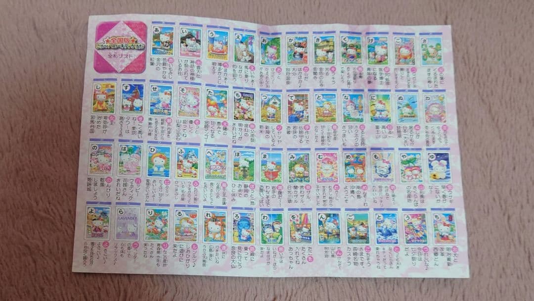 サンリオ ハローキティ 全国版 ご当地ハローキティ かるた - メルカリ