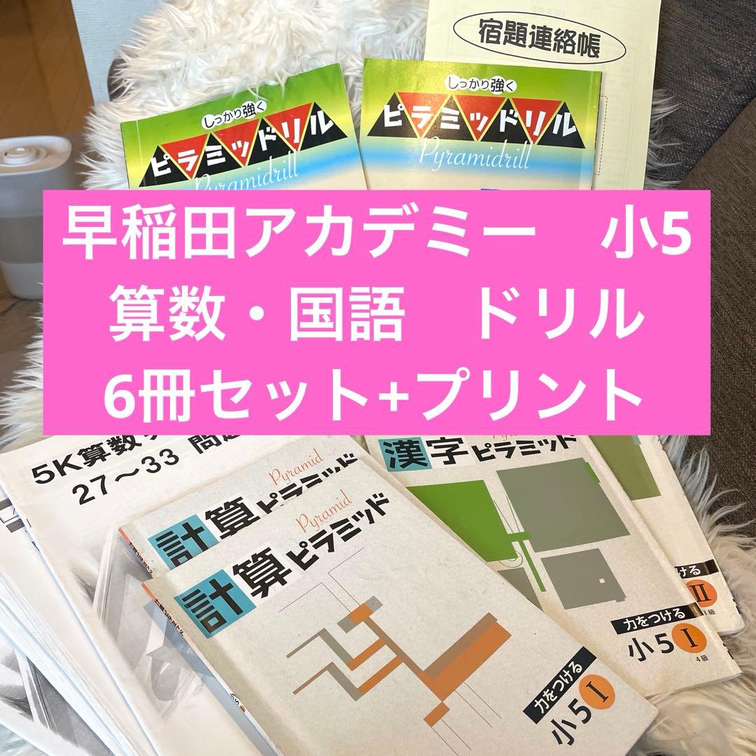 19⭐︎早稲田アカデミー5Kコース（小5高校受験コース）国算ドリル他