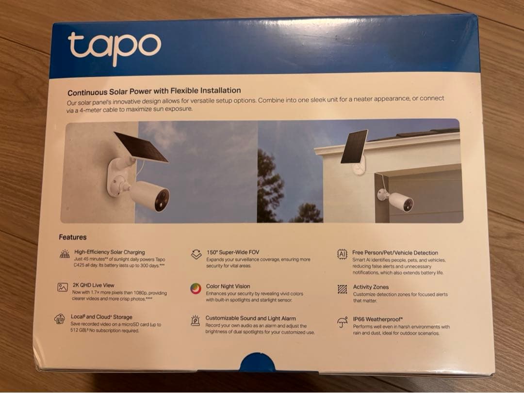 noina様専用 新品未使用未開封 tapo c425 KIT - メルカリ