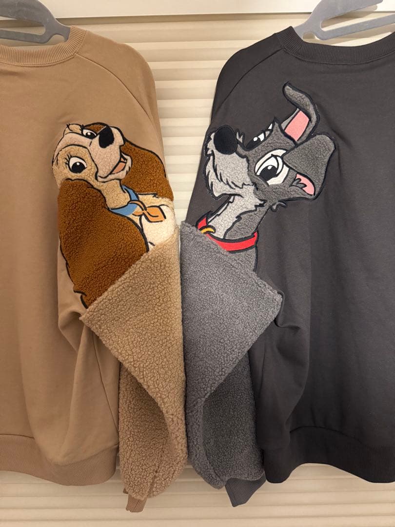 ディズニー わんわん物語レディ&トランプ 手つなぎトレーナーセット